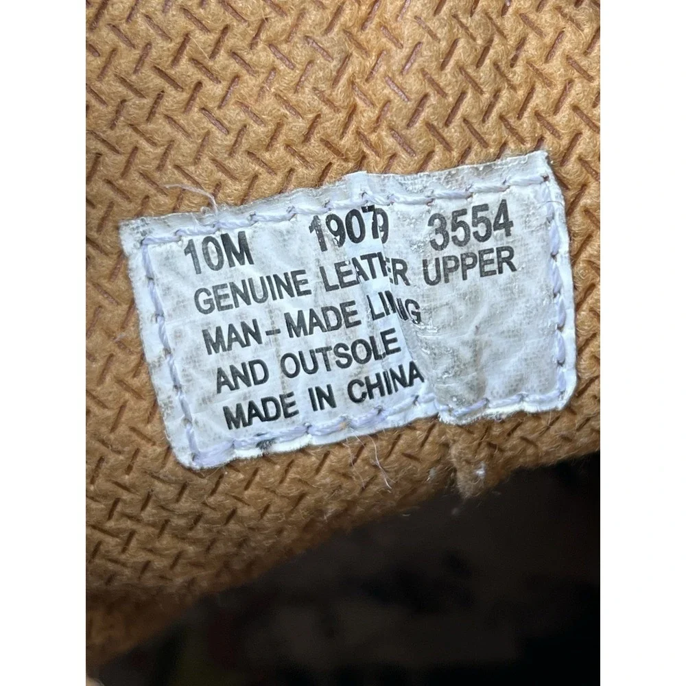 Timberland Boots Men Size 10 high top wheat boots casual hiking combat Lace
